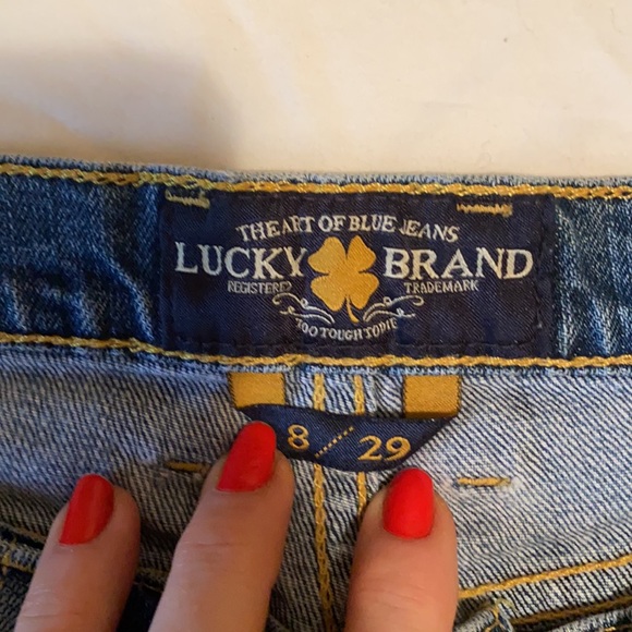 Lucky Brand cropped jeans size 8 - Picture 7 of 9